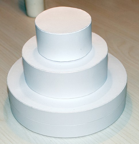 Как сделать торт из бумаги большой